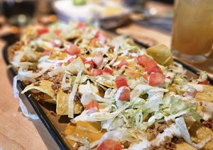 Nachos at The Burrowing Owl in Colorado Springs