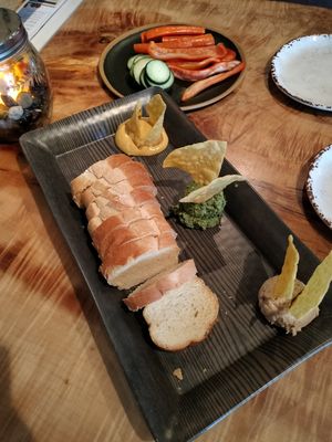Bread spread at The Burrowing Owl in Colorado Springs