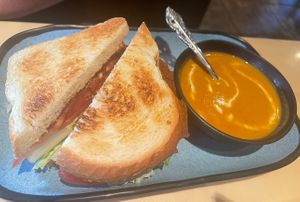 BLT and Soup  at The Burrowing Owl in Colorado Springs