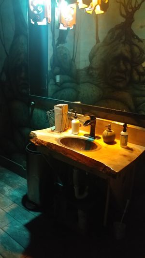 Bathroom at The Burrowing Owl in Colorado Springs