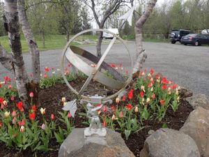 Front Garden at Fridheimar in Reykholt