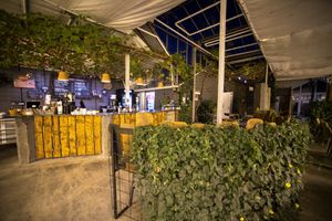 The Friðheimar bar at Fridheimar in Reykholt