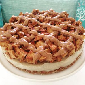 Raw Vegan Dutch Apple Pie at Joga in Cole Bay