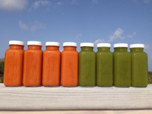 Cold Pressed Juices at Joga in Cole Bay