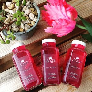 Home brewed Kombucha at Joga in Cole Bay