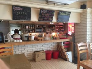 Kitchen at DevaDeva Cafe in Tokyo