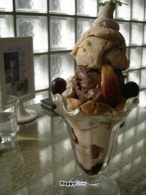 Vegan parfait. at DevaDeva Cafe in Tokyo