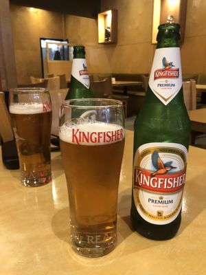Typical Indian Beer!  at Sagar Vegan & Vegetarian Restaurant - Hammersmith in West London