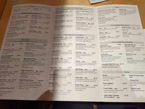 Menu at Sagar Vegan & Vegetarian Restaurant - Hammersmith in West London