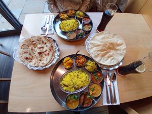 Vegan thali at Sagar Vegan & Vegetarian Restaurant - Hammersmith in West London
