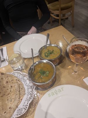 Gorgeous vegan curries!   at Sagar Vegan & Vegetarian Restaurant - Hammersmith in West London