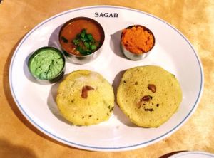 Kancheepuram Idli  at Sagar Vegan & Vegetarian Restaurant - Hammersmith in West London