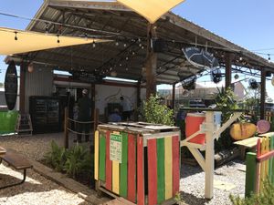 Outside at Finn's Island Style Grub in Panama City Beach