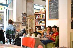 lovely afternoon at Fram Cafe in Bologna