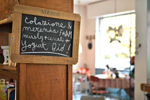 vegan breakfast at Fram Cafe in Bologna