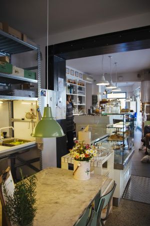 our kitchen at Fram Cafe in Bologna