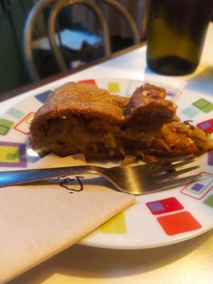 Torta salata at Fram Cafe in Bologna