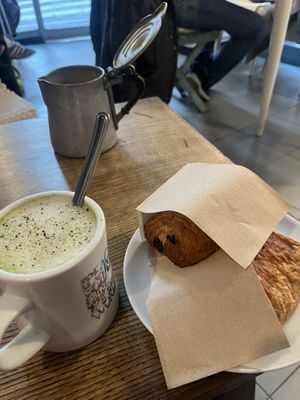 pain au chocolates   at Fram Cafe in Bologna