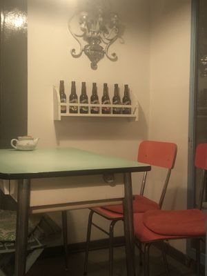 An inside view  at Fram Cafe in Bologna