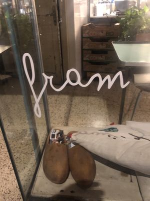 Their name and logo?  at Fram Cafe in Bologna