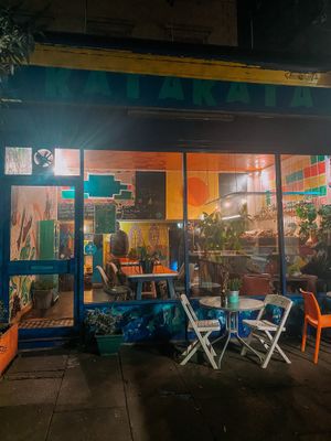 Colourful Facade #Veganuary at KataKata in South West London
