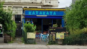 Outside at KataKata in South West London