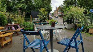 Outside seating at KataKata in South West London