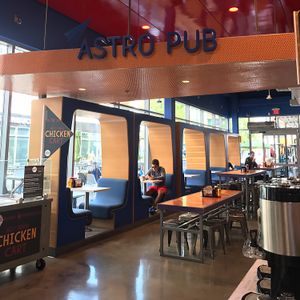 indoor eating area at Whole Foods Market in Playa Vista