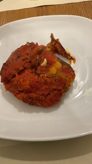 Parmigiana di melanzane  at Io Veg in Modena