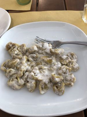 Tortellini (not the whole portion)   at Io Veg in Modena