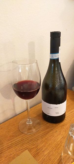 Vino vegano at Io Veg in Modena