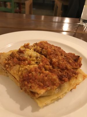 Lasagne al Ragout (recommended)   at Io Veg in Modena