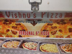 Menu at Vishnu's Pizza Food Truck in Penang