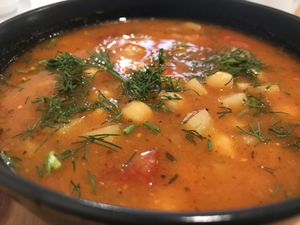 Spanish bean soup  at Kuźnia Dzięcioła in Wroclaw