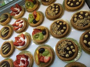 desserts at O'Vita in Parma