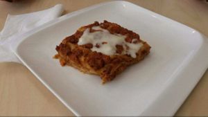 vegan lasagne at Universo Vegano - Solferino in Milan