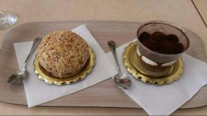 best dessert ever at Universo Vegano - Solferino in Milan