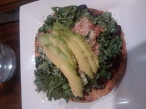 Kale dish at VSpot Express in New York City