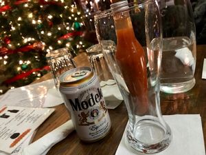 table at VSpot Express in New York City