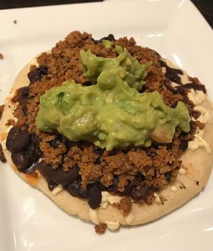 Delicious arepa  at VSpot Express in New York City