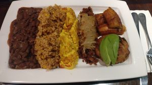 Bandeja Paisa at VSpot Express in New York City