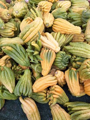 Buddha's hand at Heart of the City Farmers' Market in San Francisco