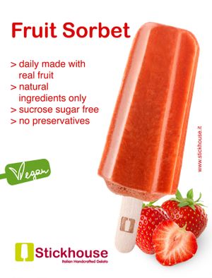 Vegan Sorbet at Stickhouse in Fuengirola