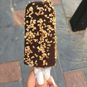 vegan hazelnut ice cream at Stickhouse in Fuengirola