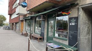   at Crippas Cafe in Gothenburg