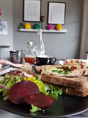 Avocado sandvich at Crippas Cafe in Gothenburg