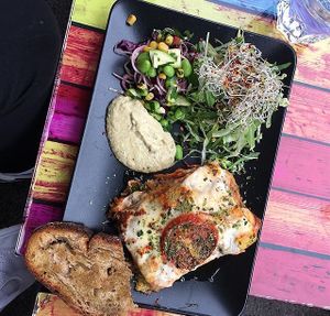 Lasaña  at Crippas Cafe in Gothenburg