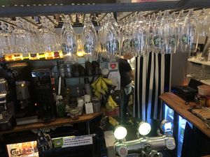 Bar view at Crippas Cafe in Gothenburg