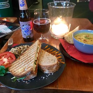 Good soup and sandwich ! at Crippas Cafe in Gothenburg