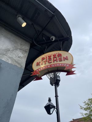 Outside  at Louisiana Pizza Kitchen in New Orleans